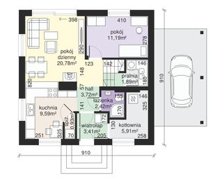 Parter projektu - Dom przy Cyprysowej 27 N