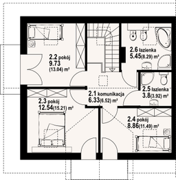 Poddasze projektu - Helenowo ab
