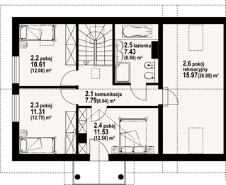 Poddasze projektu - Pruszków ab