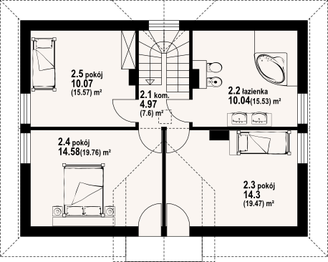 Poddasze projektu - Jaworzynka średnia 9