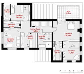 Piętro 1 projektu - HomeKoncept-40