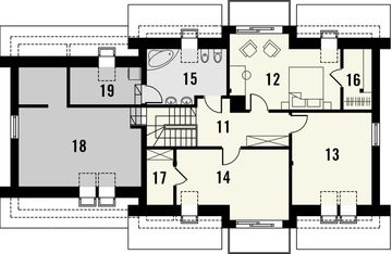Poddasze projektu - Kasztan 2G