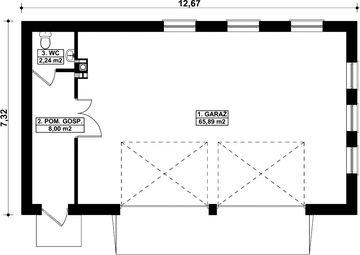 Parter projektu - G319 - Budynek garażowo - gospodarczy