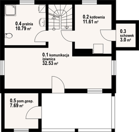 Piwnica projektu - Jaworzynka mała dw