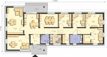 Parter projektu - Budynek usługowy Office 1 DCU04