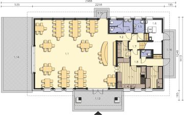 Parter projektu - Budynek usługowy Orzeł DCU01