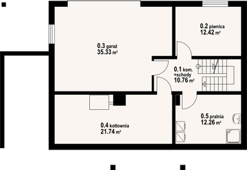 Piwnica projektu - Chmielniki małe 59 dw