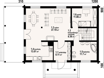Parter projektu - Chmielniki małe 59 dw
