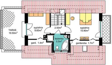 Poddasze projektu - BW-30 wariant 2
