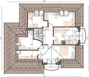 Poddasze projektu - Opałek K 2G