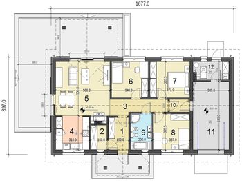 Parter projektu - Terrier 3 z garażem