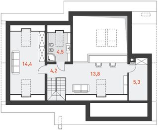 Poddasze projektu - Ciekawy 2A