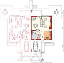 Parter projektu - Oliwier z wiatą (bliźniak)