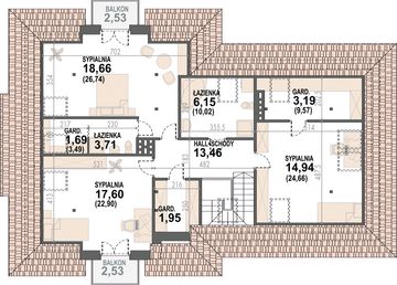 Poddasze projektu - Szejk 2G