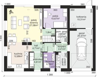 Parter projektu - Dom przy Oliwkowej 5 N