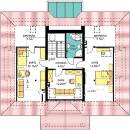 Poddasze projektu - BW-52 wariant 1