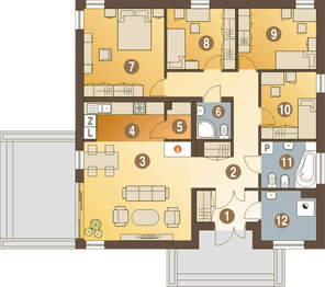 Parter projektu - Kalandra bez garażu [B]