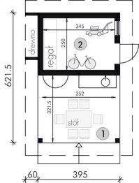 Parter projektu - A3 - altana ogrodowa z grillem