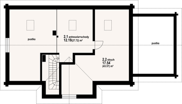 Poddasze projektu - Chmielów dw 5g
