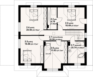 Poddasze projektu - Chwalisław