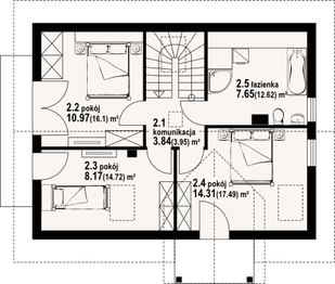 Poddasze projektu - Olesno 51 dws