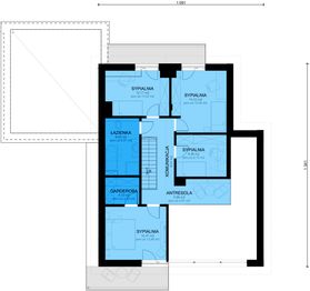 Poddasze projektu - Róża wiatrów