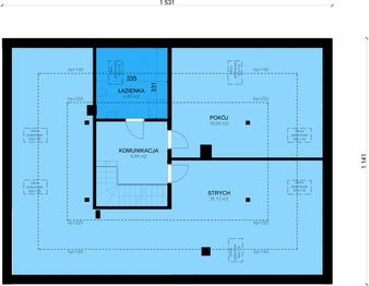 Poddasze projektu - Aquarius