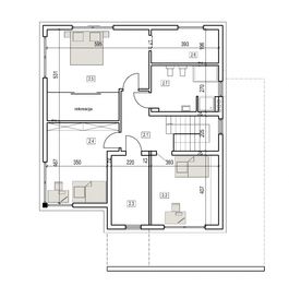 Piętro 1 projektu - DN 136