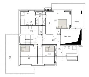 Piętro 1 projektu - DN 214