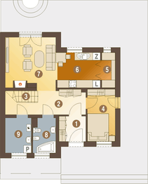 Parter projektu - Artur III bez garażu [B]