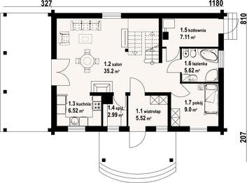 Parter projektu - Jurgów średni 37 dw