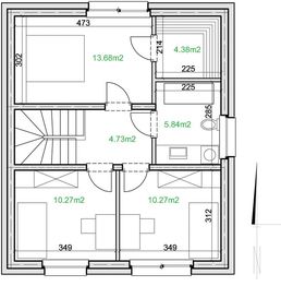 Poddasze projektu - eko Typowy 26