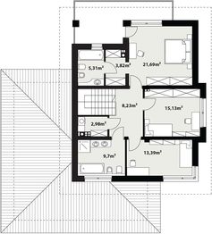 Piętro 1 projektu - Korso 2