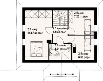 Poddasze projektu - Zawoja dw 21