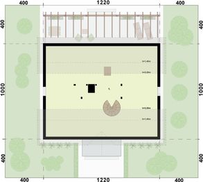 Poddasze projektu - Olimpia szkielet drewniany