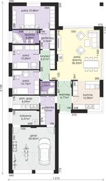 Parter projektu - Dom przy Pastelowej 9