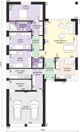 Parter projektu - Dom przy Pastelowej 10