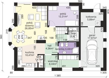 Parter projektu - Dom przy Cyprysowej 14 D
