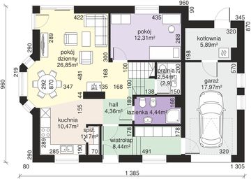 Parter projektu - Dom przy Cyprysowej 14 DN