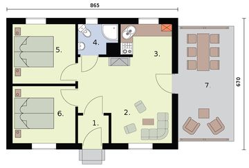Parter projektu - Toronto dom letniskowy szkielet drewniany