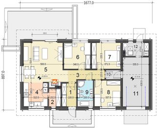 Parter projektu - Terrier 4 z garażem