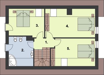 Poddasze projektu - Trypolis szkielet drewniany