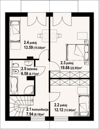 Poddasze projektu - Grochowo średnie