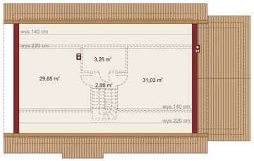 Poddasze projektu - Domena 104 A