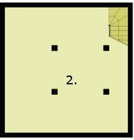 Piwnica projektu - G12 budynek gospodarczy