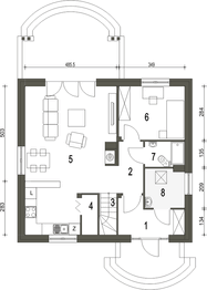 Parter projektu - Nela bez garażu [B]