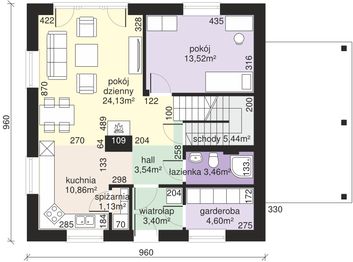 Parter projektu - Dom przy Cyprysowej 20 P