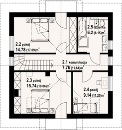 Poddasze projektu - Darkowo m1