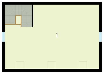 Poddasze projektu - G295 szkielet drewniany garaż dwustanowiskowy z poddaszem użytkowym