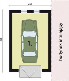 Parter projektu - GP1 szkielet drewniany budynek gospodarczy
